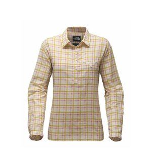 NWT The North Face‎ Women's Barilles Pullover Long Sleeve Shirt Plaid Large